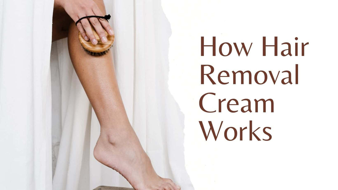 how hair removal cream works