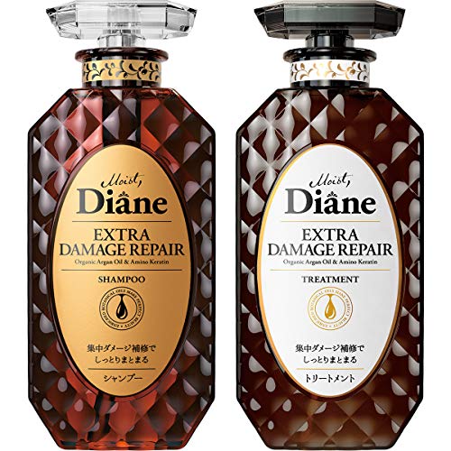 Diane Shampoo & Treatment Set Floral & Berry Extra Damage Repair 450ml