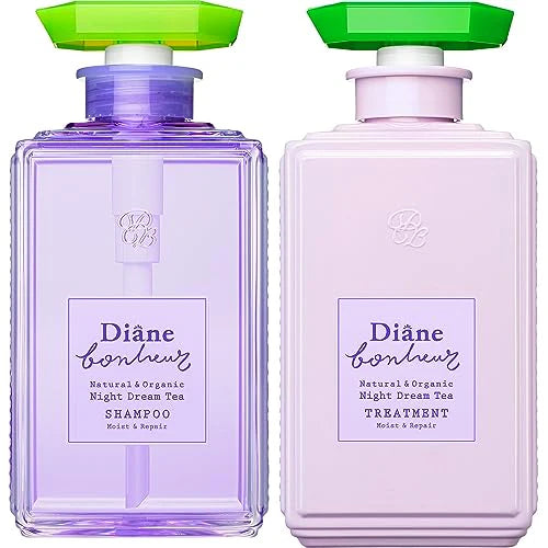 Diane Shampoo & Treatment Set Night Dream Tea Fragrance Moist & Repair 500ml