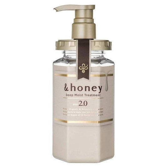 &honey Deep Moist Treatment 2.0 (Japanese Honey Hair Conditioner) 445g